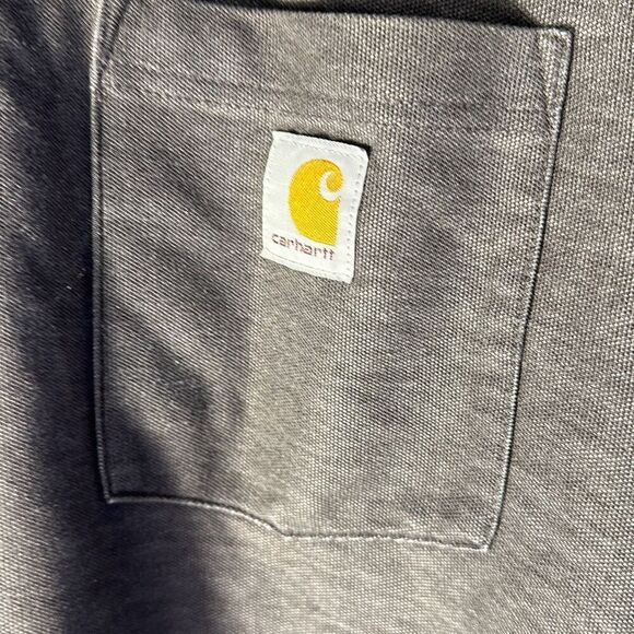 Carhartt Original Fit Gray Polo Shirt Short Sleeve size XL K570 CRH - Picture 4 of 8